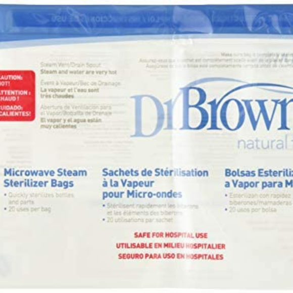 Dr. Brown's Microwave Steam Sterilizer Reusable Ba - Picture 3 of 3